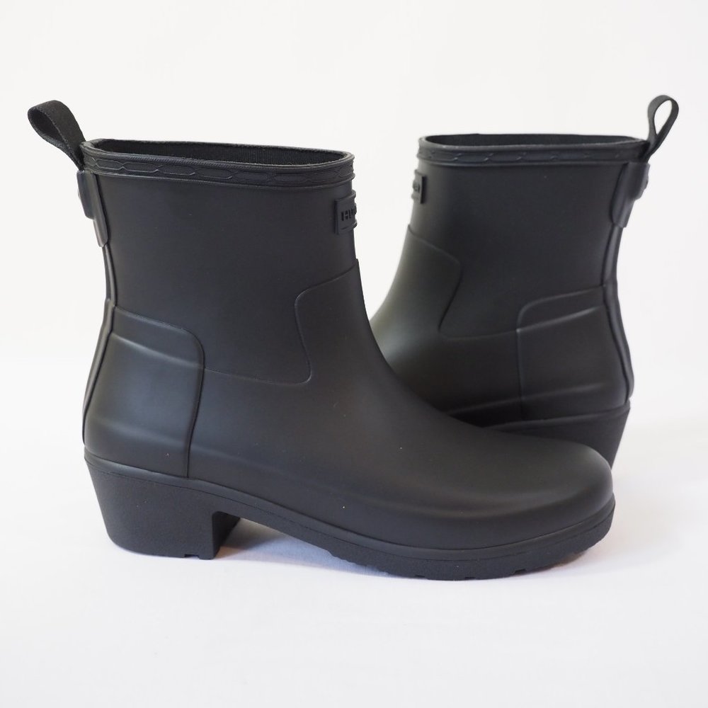 Hunter Black Women's Winter & Rain Boots - Picture 5 of 9